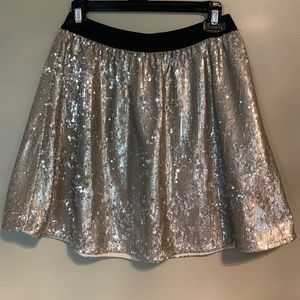 Abercrombie&Fitch - Sequin A-line Mini Skirt